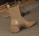 Bota Texana Feminina Cano Curto com Malha Dallas Western