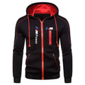 Jaqueta BMW com Ziper e Bolso Frontal