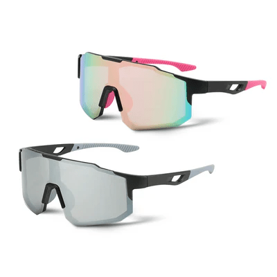 Kit 2 Windproof - Óculos de Sol para Corrida Ciclismo
